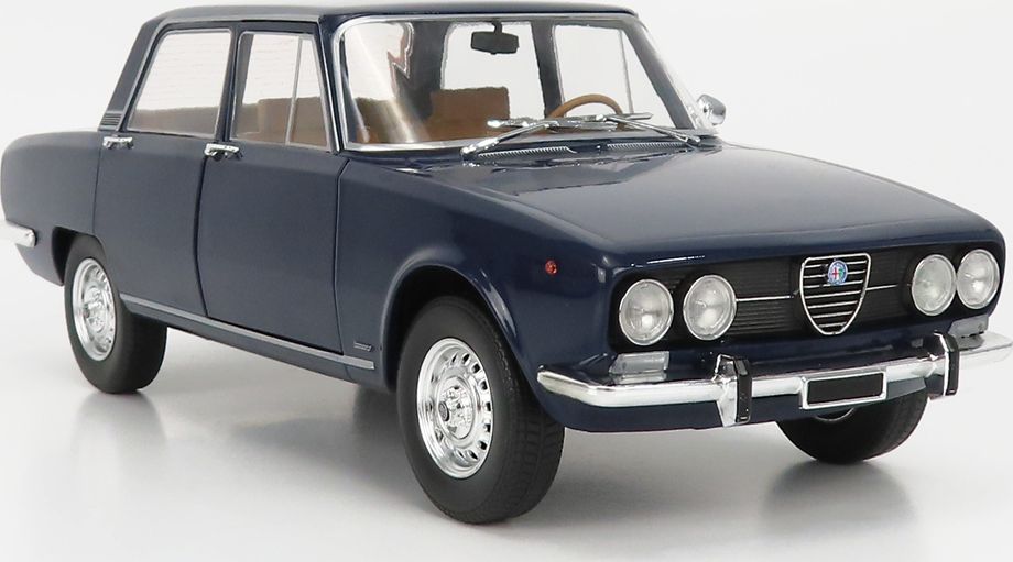Alfa Romeo 2000 Berlina 1971 w/Commando Polizia Decals 1:18 Scale Diecast Model Car – Mitica