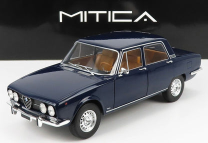 Alfa Romeo 2000 Berlina 1971 w/Commando Polizia Decals 1:18 Scale Diecast Model Car – Mitica