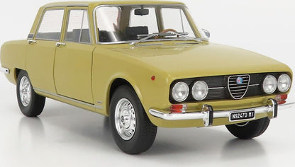 Alfa Romeo 2000 Berlina 1971 Giallo Piper 116 1:18 Scale Diecast Model Car – Mitica