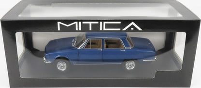 Alfa Romeo 2000 Berlina 1971 Cerchi Millerighe Wheels Blue Pervinca Metallic 1:18 Scale Diecast Model Car – Mitica