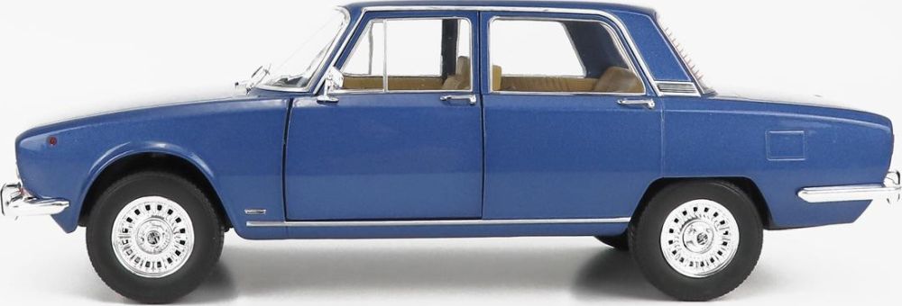 Alfa Romeo 2000 Berlina 1971 Cerchi Millerighe Wheels Blue Pervinca Metallic 1:18 Scale Diecast Model Car – Mitica