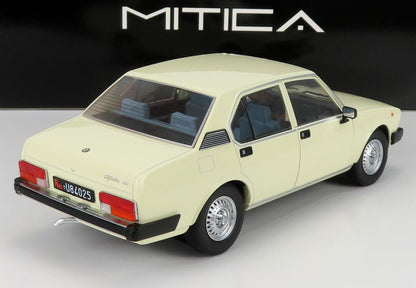 Alfa Romeo Alfetta Berlina 2000L 1978 Ivory 103 1:18 Scale Diecast Model Car – Mitica