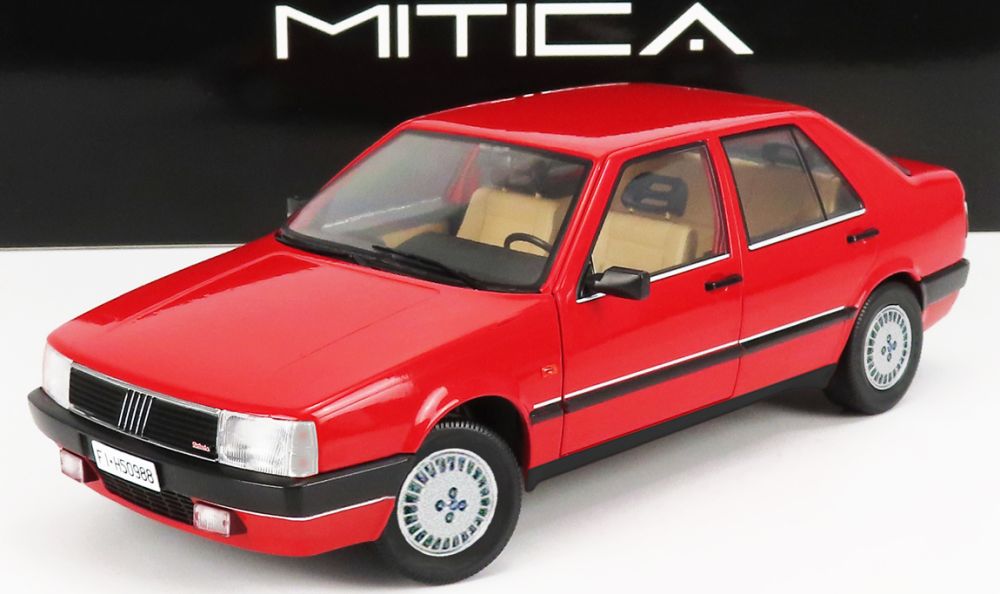 Fiat Croma 2.0 Turbo iE 1988 Red Rosso Corsa 854 1:18 Scale Diecast Model Car – Mitica