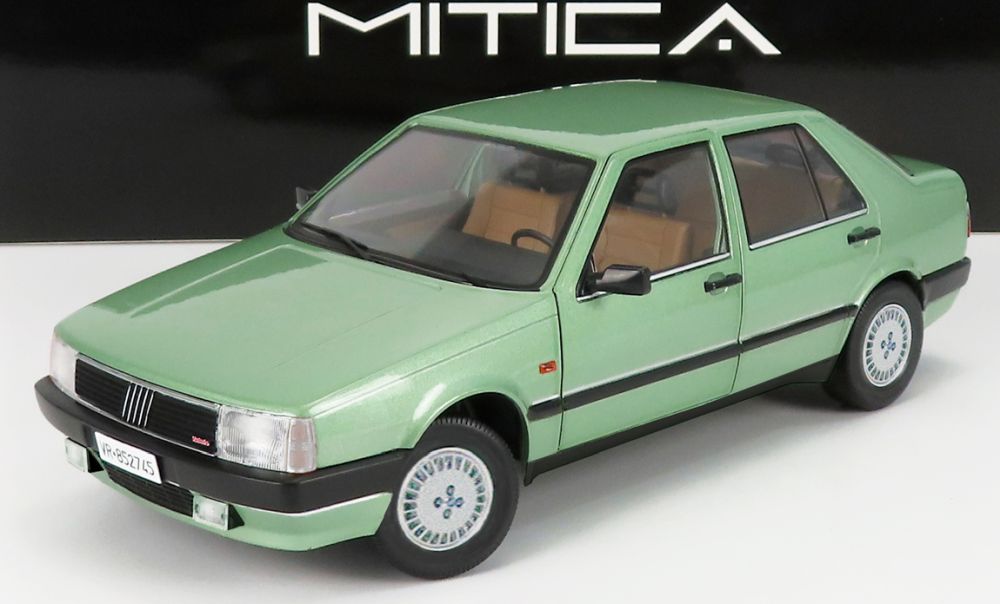 Fiat Croma 2.0 Turbo iE 1988 Green Met Ceylon 359 1:18 Scale Diecast Model Car – Mitica