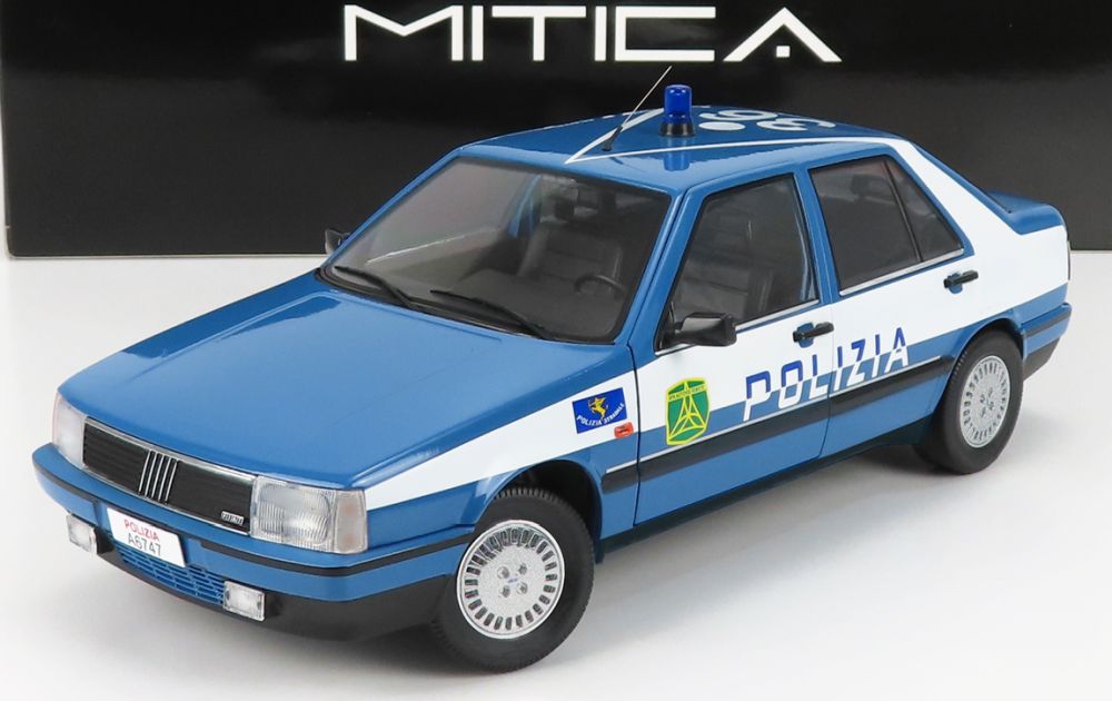 Fiat 2.0 CHT Polizia 1987 Police 1:18 Scale Diecast Model Car – Mitica