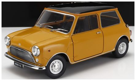 Innocenti Mini Cooper Mk2 1968 Ochra/Black 1:18 Scale Diecast Model Car – Mitica