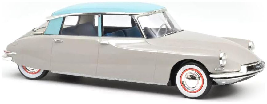 Citroen DS 19 1956 Rose Grey/Turquoise - 1:18 Scale