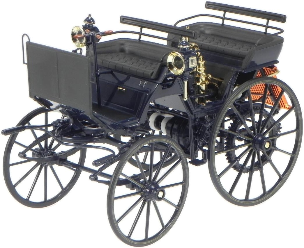Daimler Motorkutsche Dark Blue 1886 1:18 Scale Diecast Car – Norev