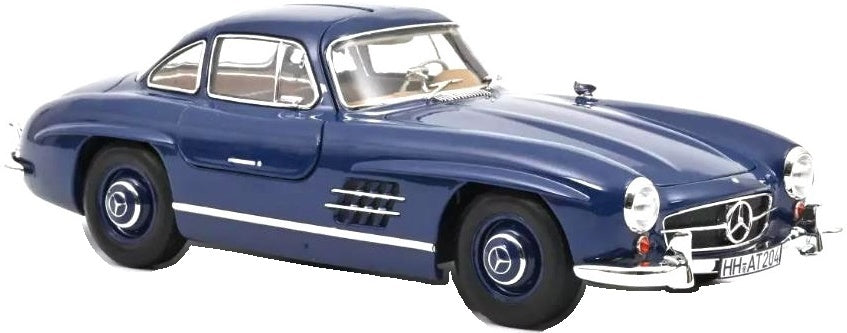 Mercedes-Benz 300 SL Blue 1954 1:18 Scale Diecast Car – Norev