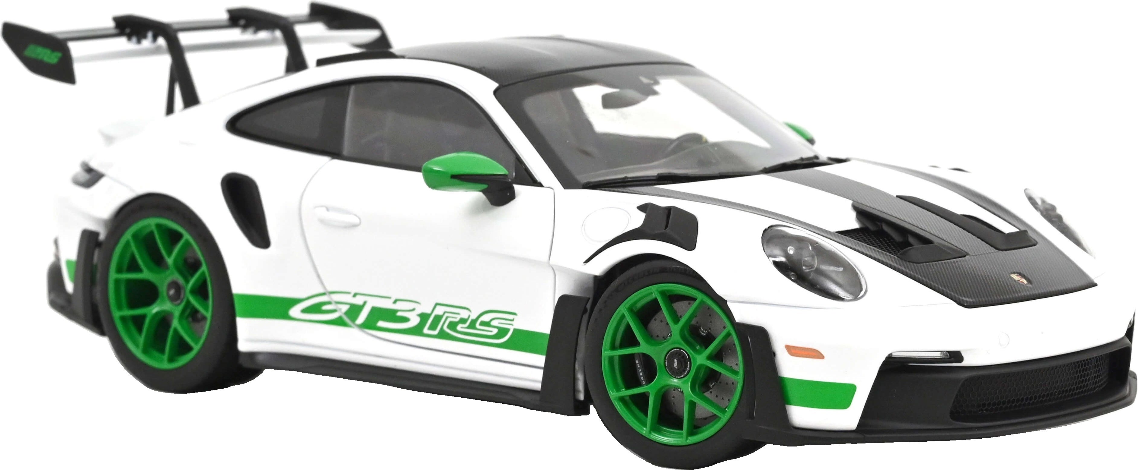 Porsche 911 GT3 RS Tribute to Carrera RS White and Python Green 2022 1:18 Scale Diecast Car – Norev