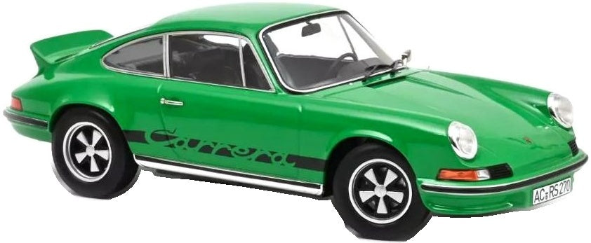 Porsche 911 RS 1973 Green w/Black Decoration 1:18 Scale Diecast Car – Norev