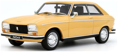 Peugeot 304 S Coupe Yellow 1972 1:18 Scale Resin Model Car – OttOmobile