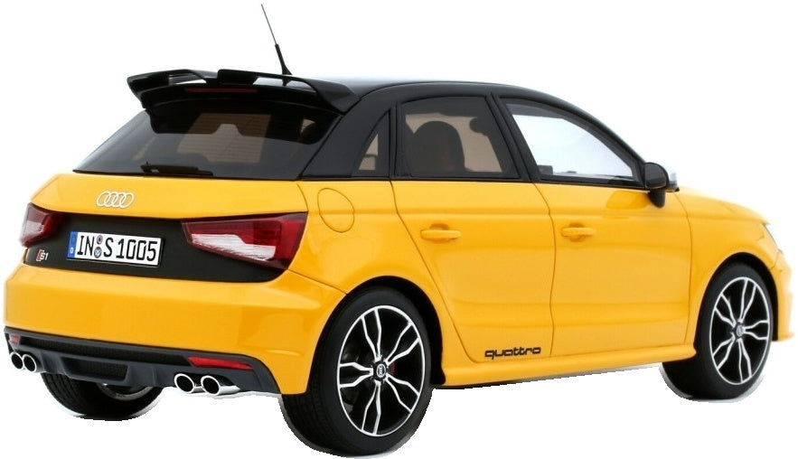 Audi S1 Sportback Vegas Yellow 2015 1:18 Scale Resin Car – OttOmobile