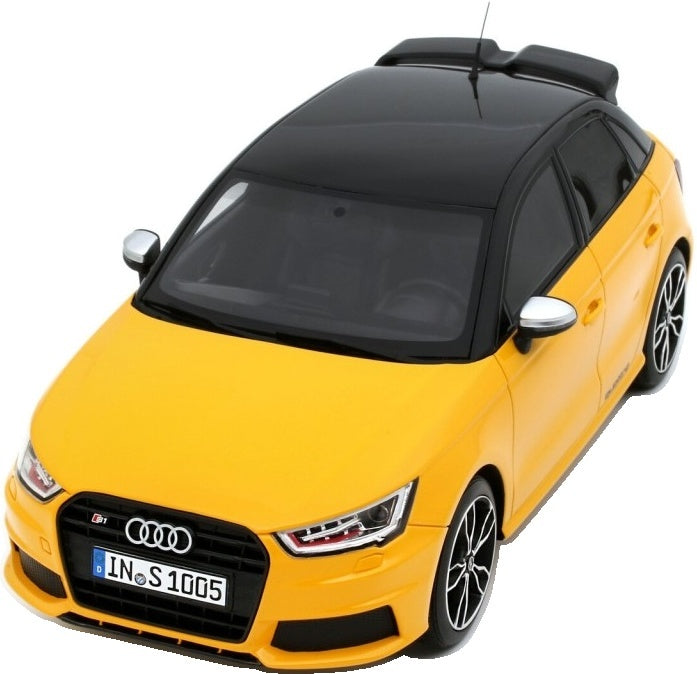 Audi S1 Sportback Vegas Yellow 2015 1:18 Scale Resin Car – OttOmobile