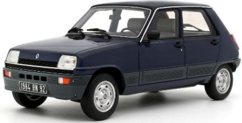 Renault 5 GTL Blue ROI 1984 1:18 Scale Resin Car – OttOmobile