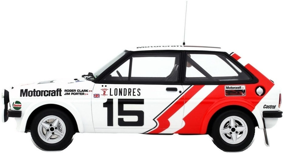 Ford Fiesta 1600 GR.2 #15 Rallye Monte Carlo 1979 Roger Clark 1:18 Scale Resin Car – OttOmobile