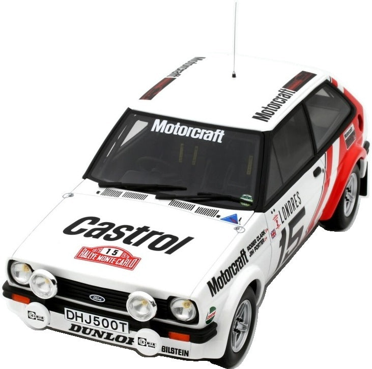Ford Fiesta 1600 GR.2 #15 Rallye Monte Carlo 1979 Roger Clark 1:18 Scale Resin Car – OttOmobile