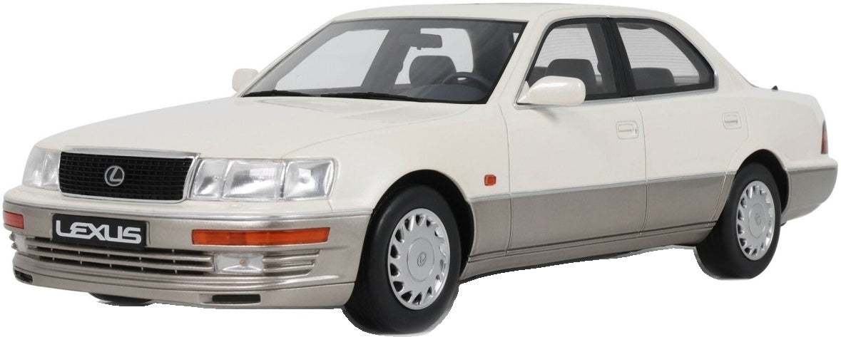 Lexus LS 400 Diamond White Pearl 051 1992 1:18 Scale Resin Car – OttOmobile