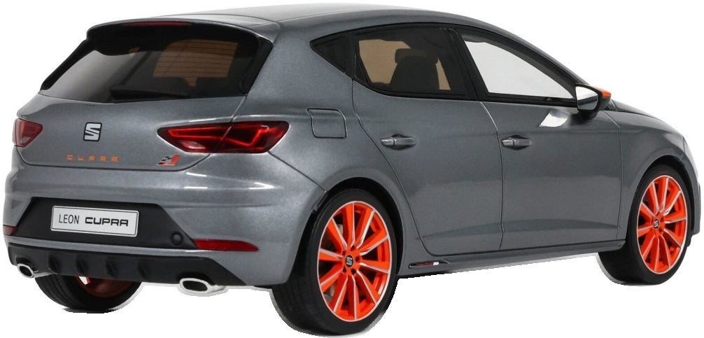 Seat Leon Mk3 Cupra Performance Pack Monsoon Grey X7R 2018 1:18 Scale Resin Car – OttOmobile