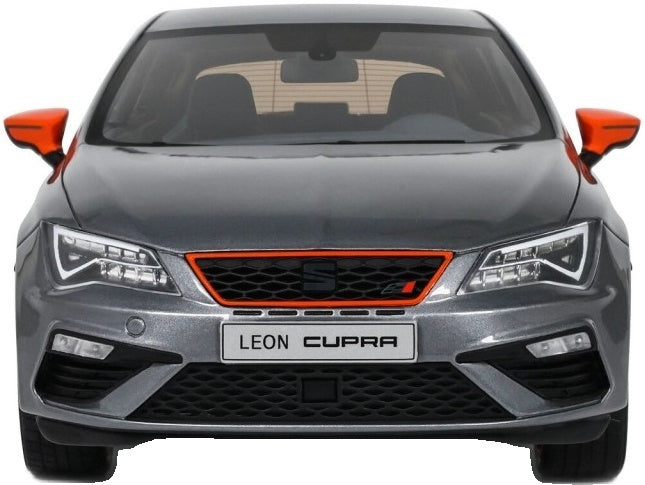 Seat Leon Mk3 Cupra Performance Pack Monsoon Grey X7R 2018 1:18 Scale Resin Car – OttOmobile