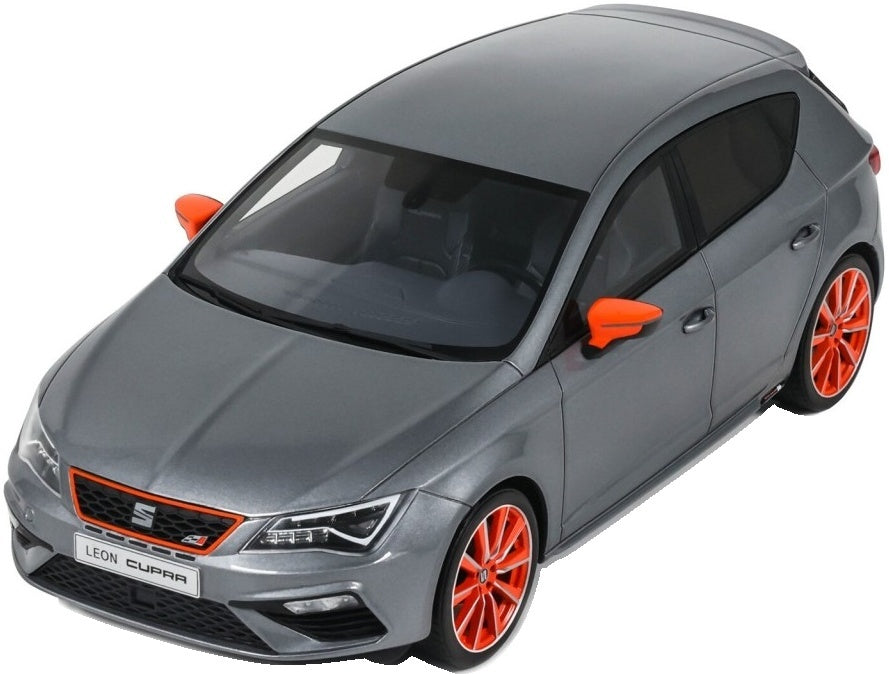 Seat Leon Mk3 Cupra Performance Pack Monsoon Grey X7R 2018 1:18 Scale Resin Car – OttOmobile