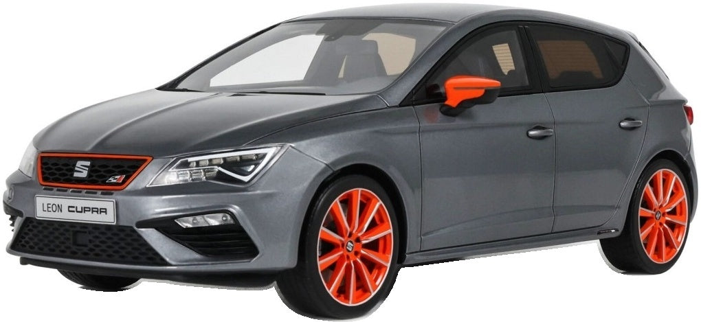 Seat Leon Mk3 Cupra Performance Pack Monsoon Grey X7R 2018 1:18 Scale Resin Car – OttOmobile