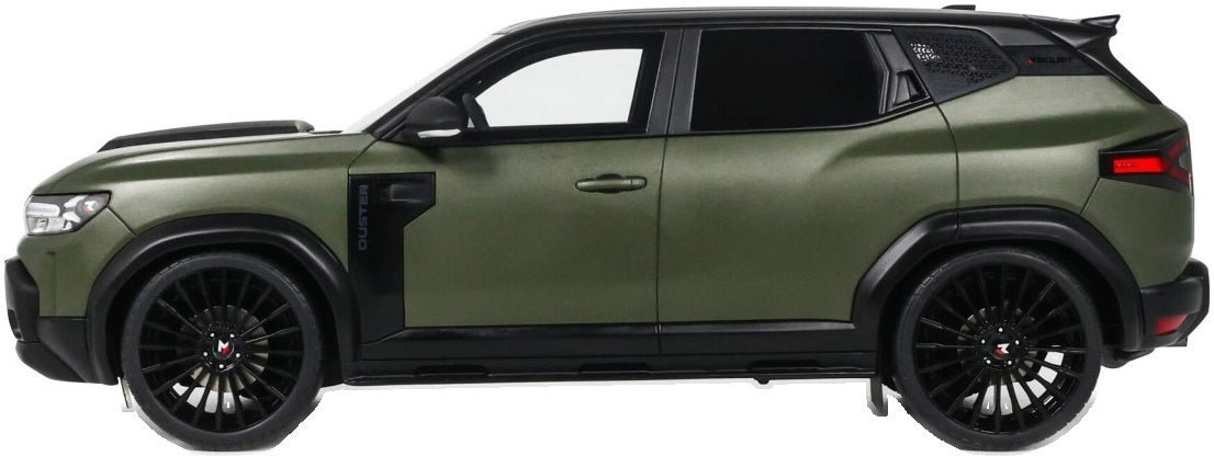 Dacia Duster Redust Sport 4x2 Hybrid Green 2025 1:18 Scale Resin Car – OttOmobile