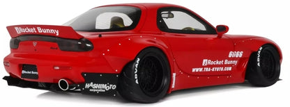 Mazda RX7 (FD3S) Rocket Bunny Aero (V1) Red 2015 1:18 Scale Resin Car – OttOmobile
