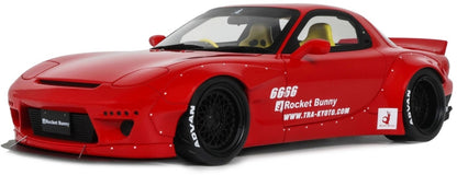 Mazda RX7 (FD3S) Rocket Bunny Aero (V1) Red 2015 1:18 Scale Resin Car – OttOmobile