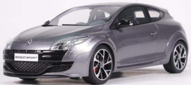 Renault Megane III RS Phase 1 Gris Cassiopee 2009 1:18 Scale Resin Car – OttOmobile