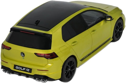 Volkswagen Golf Mk8 R 333 Limited Edition Lime Yellow Metallic 2023 1:18 Scale Resin Car – OttOmobile