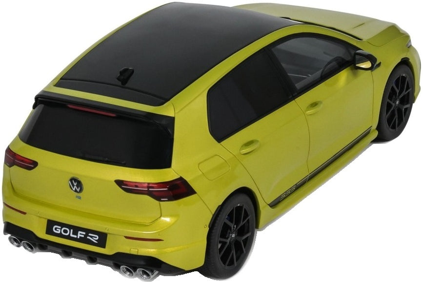 Volkswagen Golf Mk8 R 333 Limited Edition Lime Yellow Metallic 2023 1:18 Scale Resin Car – OttOmobile