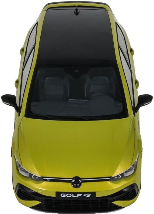 Volkswagen Golf Mk8 R 333 Limited Edition Lime Yellow Metallic 2023 1:18 Scale Resin Car – OttOmobile