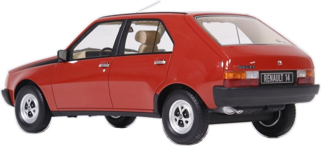 Renault 14 TS Rouge 705 1983 1:18 Scale Resin Car – OttOmobile