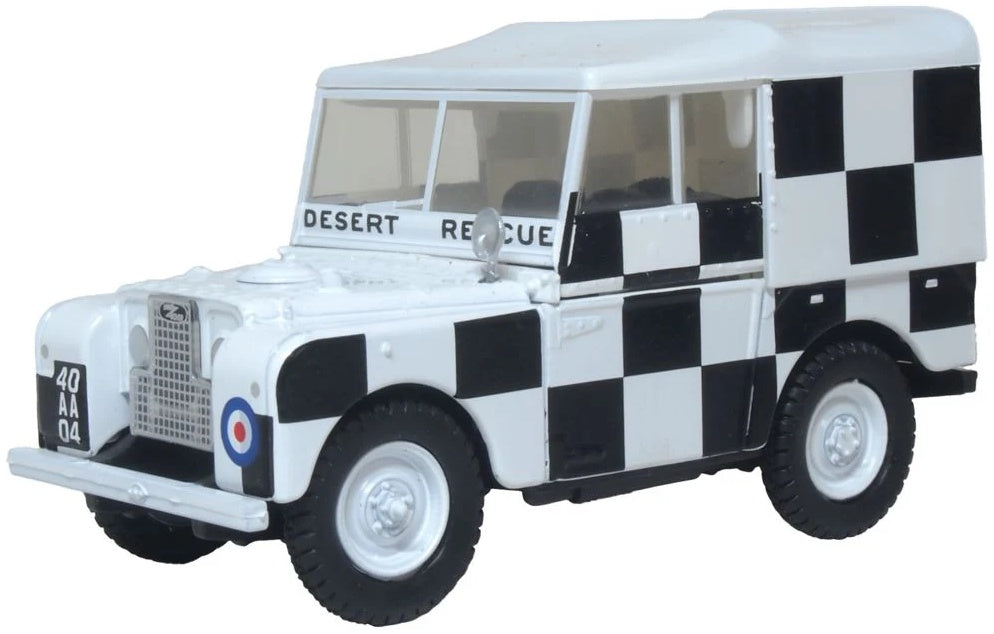 Land Rover Series 1 80 inch RAF Tripoli Desert Rescue 1:43 Scale Diecast Model Car – Oxford Diecast