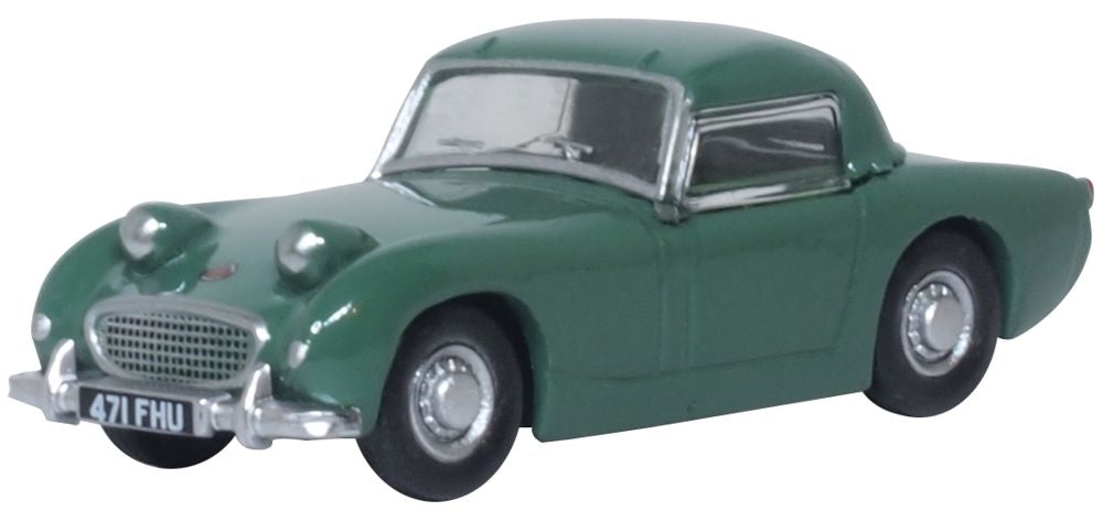 Austin Healey Frogeye Sprite Leaf Green 1:76 Scale Diecast Car – Oxford Diecast