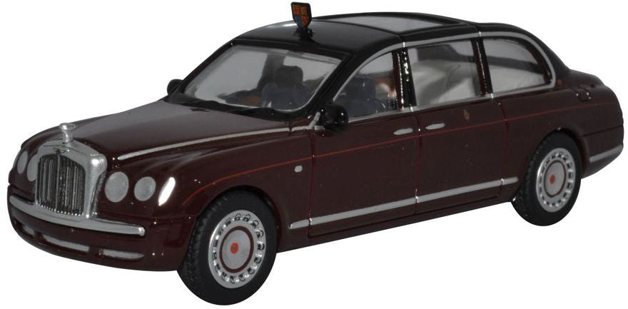 Bentley State Limousine HM The Queen 1:76 Scale Diecast Model Car – Oxford Diecast