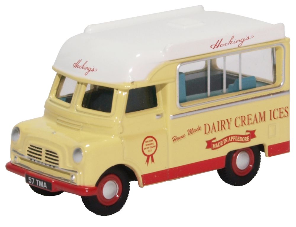 Bedford CA Ice Cream Hockings 1:76 Scale Diecast Model Van – Oxford Diecast