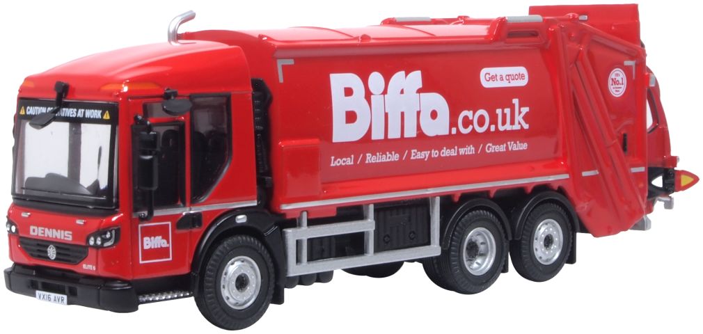Biffa Dennis Eagle Olympus Refuse Truck 1:76 Scale Diecast Model Truck – Oxford Diecast
