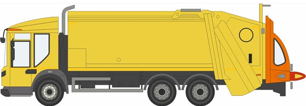 Dennis Eagle Refuse Truck Yellow 1:76 Scale Diecast Truck – Oxford Diecast
