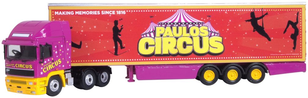 ERF EC Box Trailer Paulos Circus - 1:76 Scale