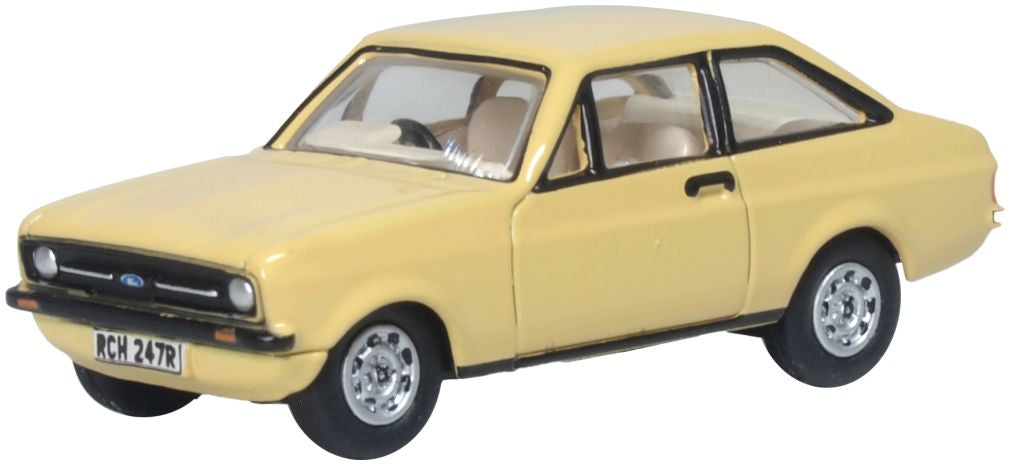 Ford Escort Mk2 Sahara Beige - 1:76 Scale Model Car