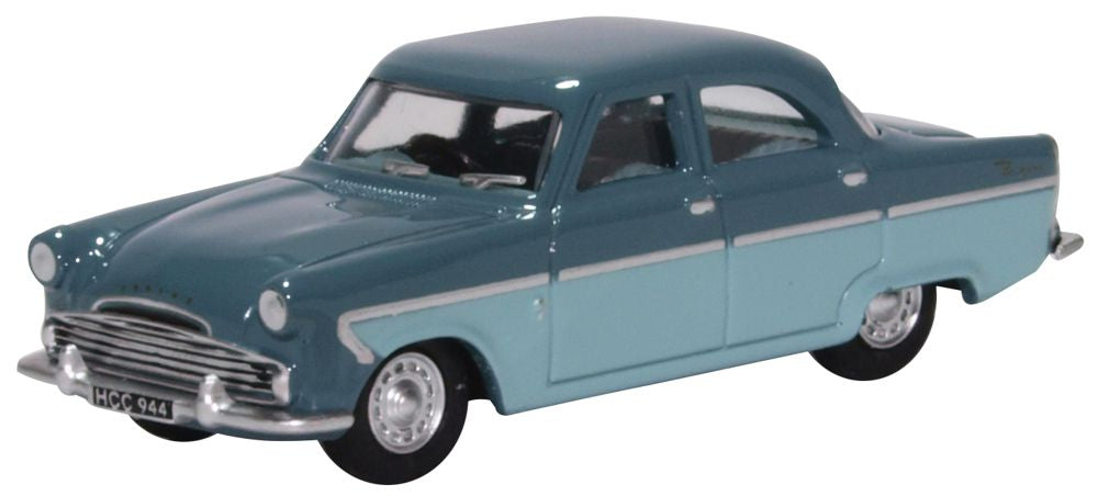 Ford Zodiac Mk2 Shark Blue/Pompadour Blue 1:76 Scale Diecast Car – Oxford Diecast