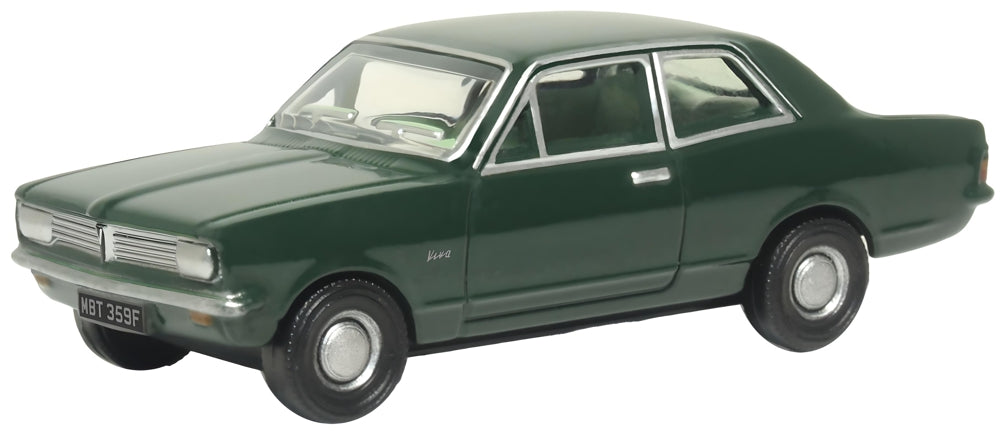 Vauxhall Viva HB Pinewood Green 1:76 Scale Diecast Car – Oxford Diecast
