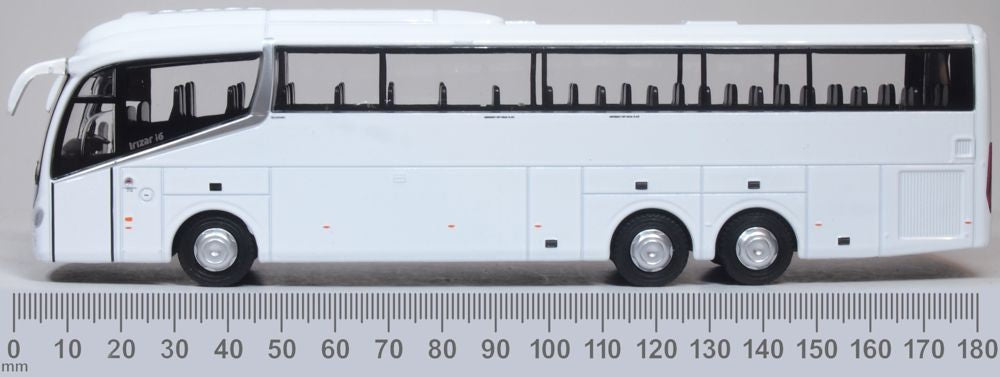 Scania Irizar i6 White 1:76 Scale Diecast Bus – Oxford Diecast