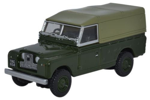 Land Rover S2 Canvas Back Bronze Green 1:76 Scale Diecast Car – Oxford Diecast