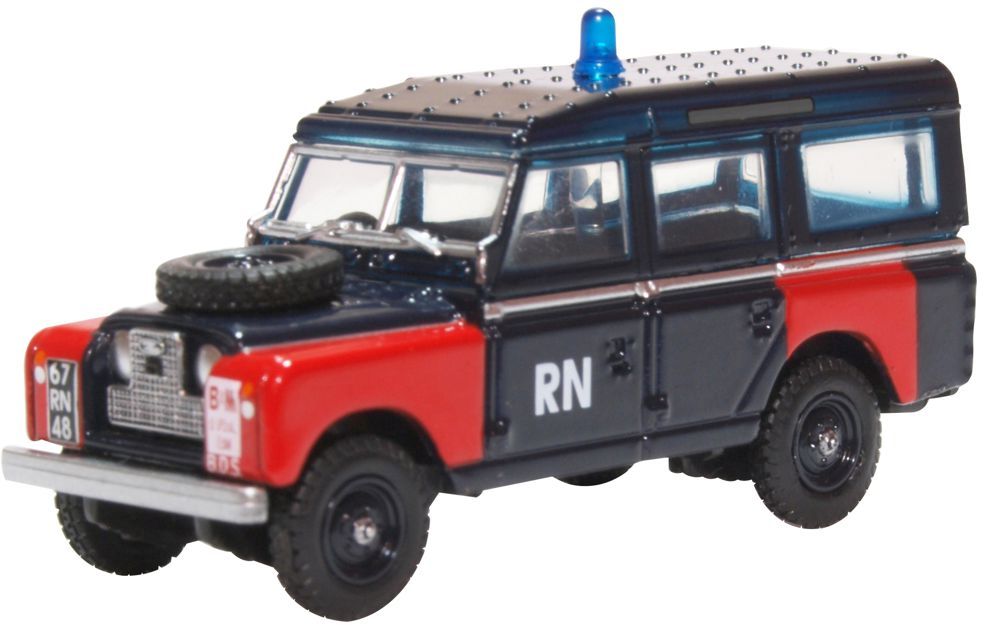 Land Rover Series 2 LWB Station Wagon Royal Navy 1:76 Scale Diecast Model Car – Oxford Diecast