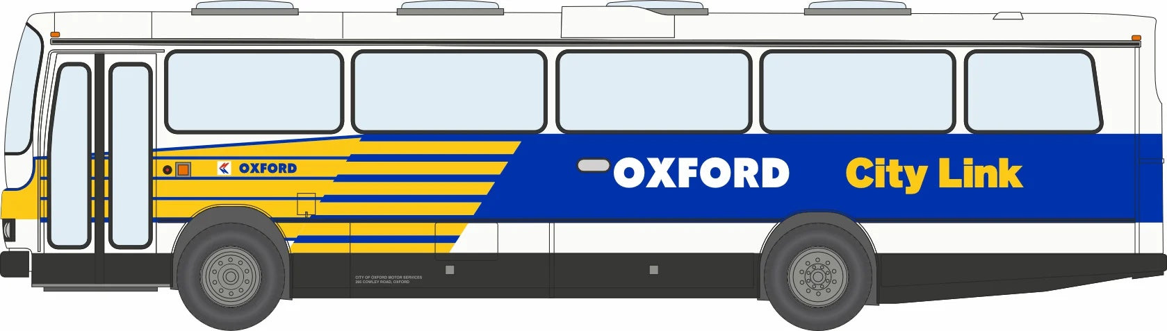 Leyland Leopard/ECW B51 Oxford City Link 1:76 Scale Diecast Bus – Oxford Diecast