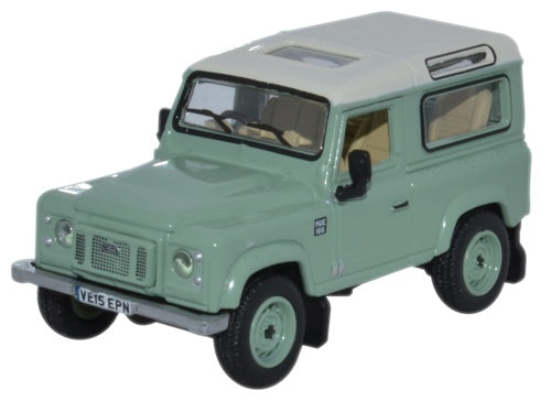 Land Rover Defender 90 SW Grasmere Green 1:76 Scale Diecast Car – Oxford Diecast