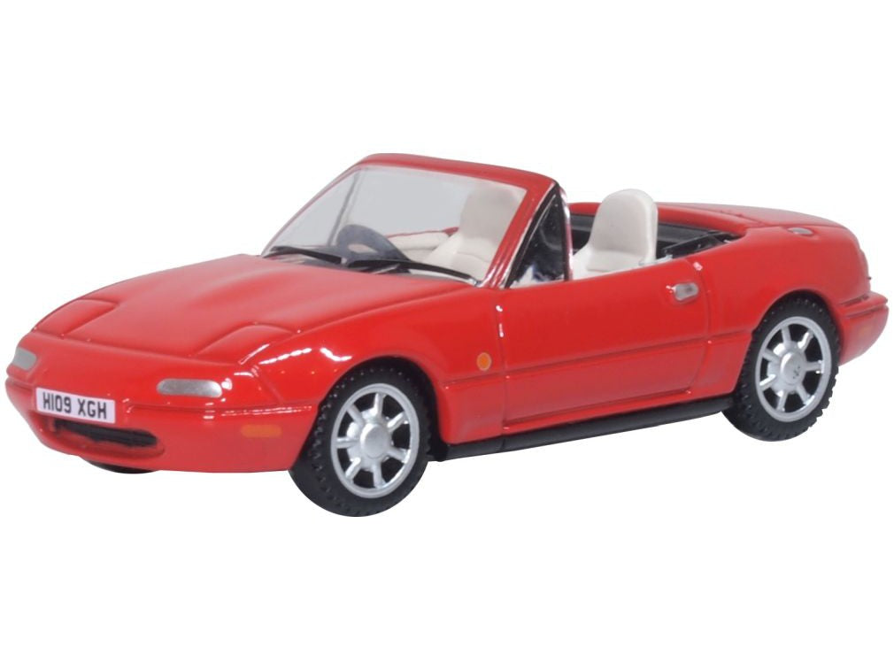 Mazda MX5 Mk1 (Open) Classic Red - 1:76 Scale Model Car